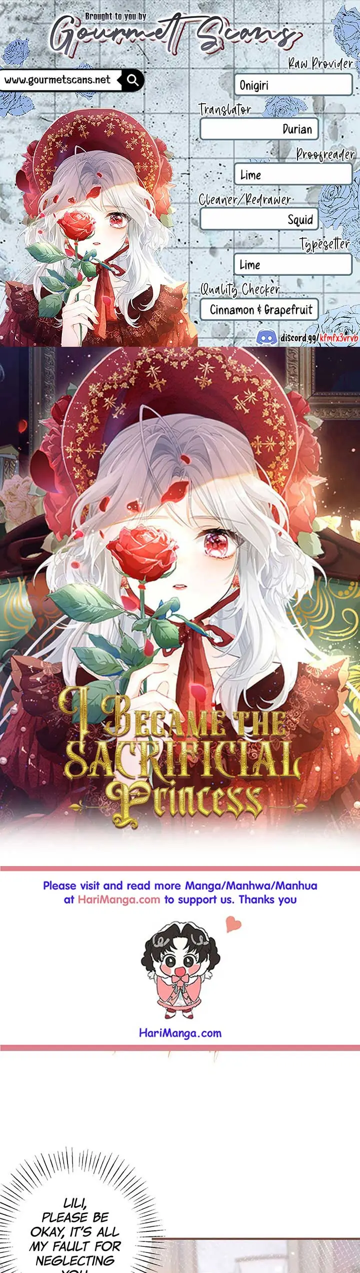I Became the Sacrificial Princess Chapter 38 page 1 - 