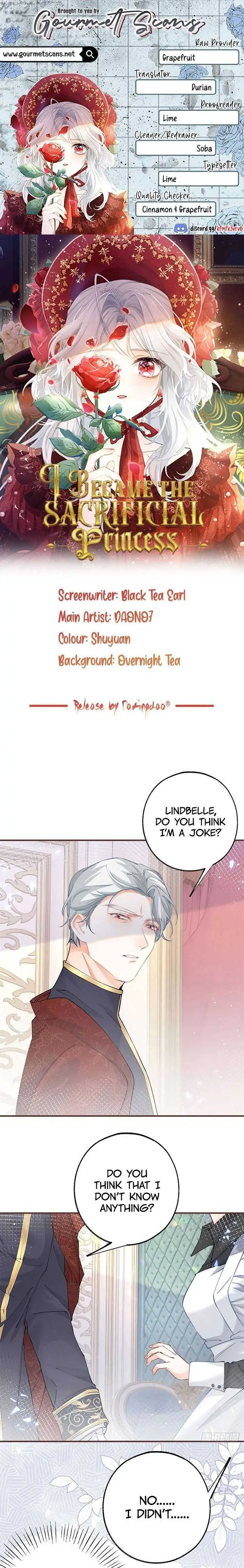 I Became the Sacrificial Princess Chapter 39 page 1 - 