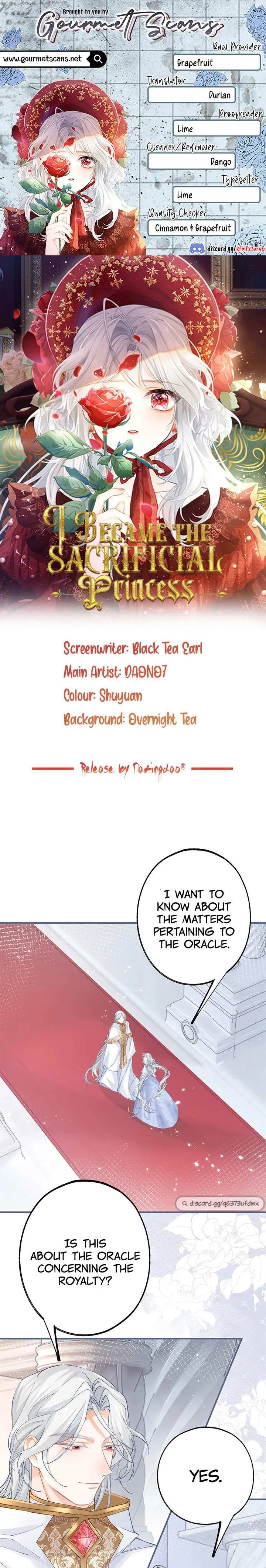 I Became the Sacrificial Princess Chapter 43 page 1 - 
