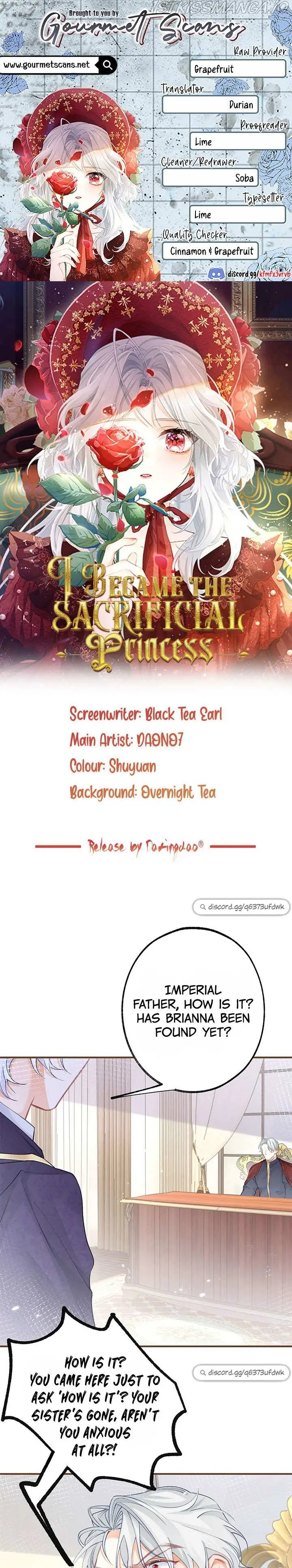 I Became the Sacrificial Princess Chapter 45 page 1 - 