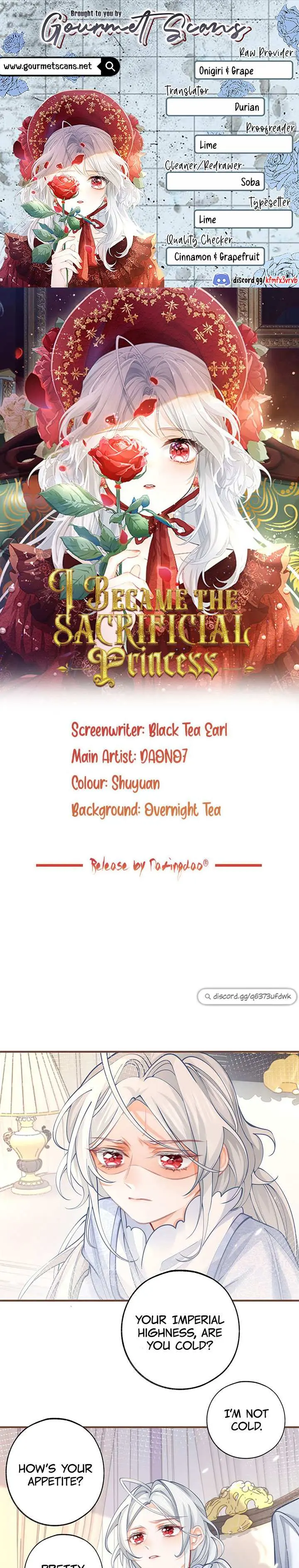 I Became the Sacrificial Princess Chapter 50 page 1 - 