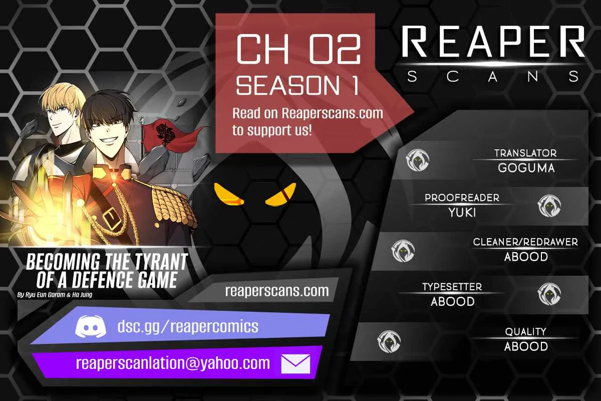 I Became the Tyrant of a Defence Game Chapter 2 page 1 - 