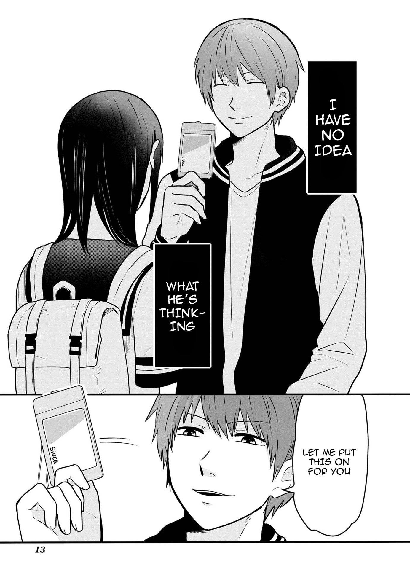 I can not grasp her arms Chapter 1 page 12 - 