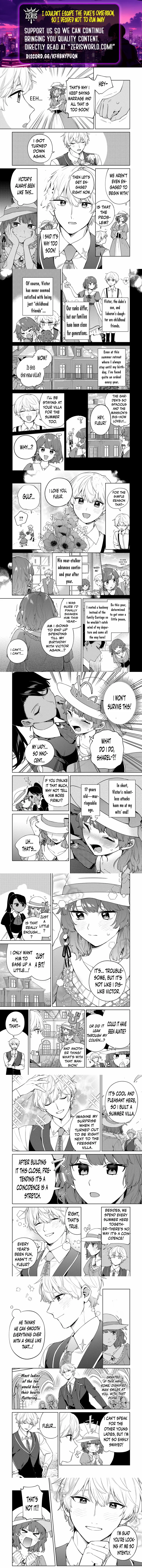 I Couldn’t Escape the Duke’s Obsession, So I Decided Not to Run Away Chapter 1.2 page 1 - 