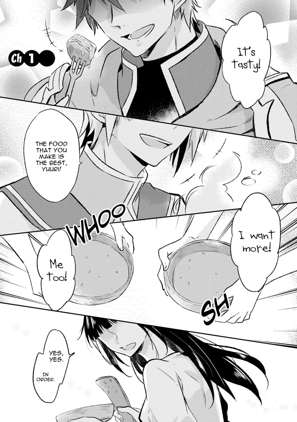 I decided to cook because the potion was soy sauce Chapter 1 page 3 - 