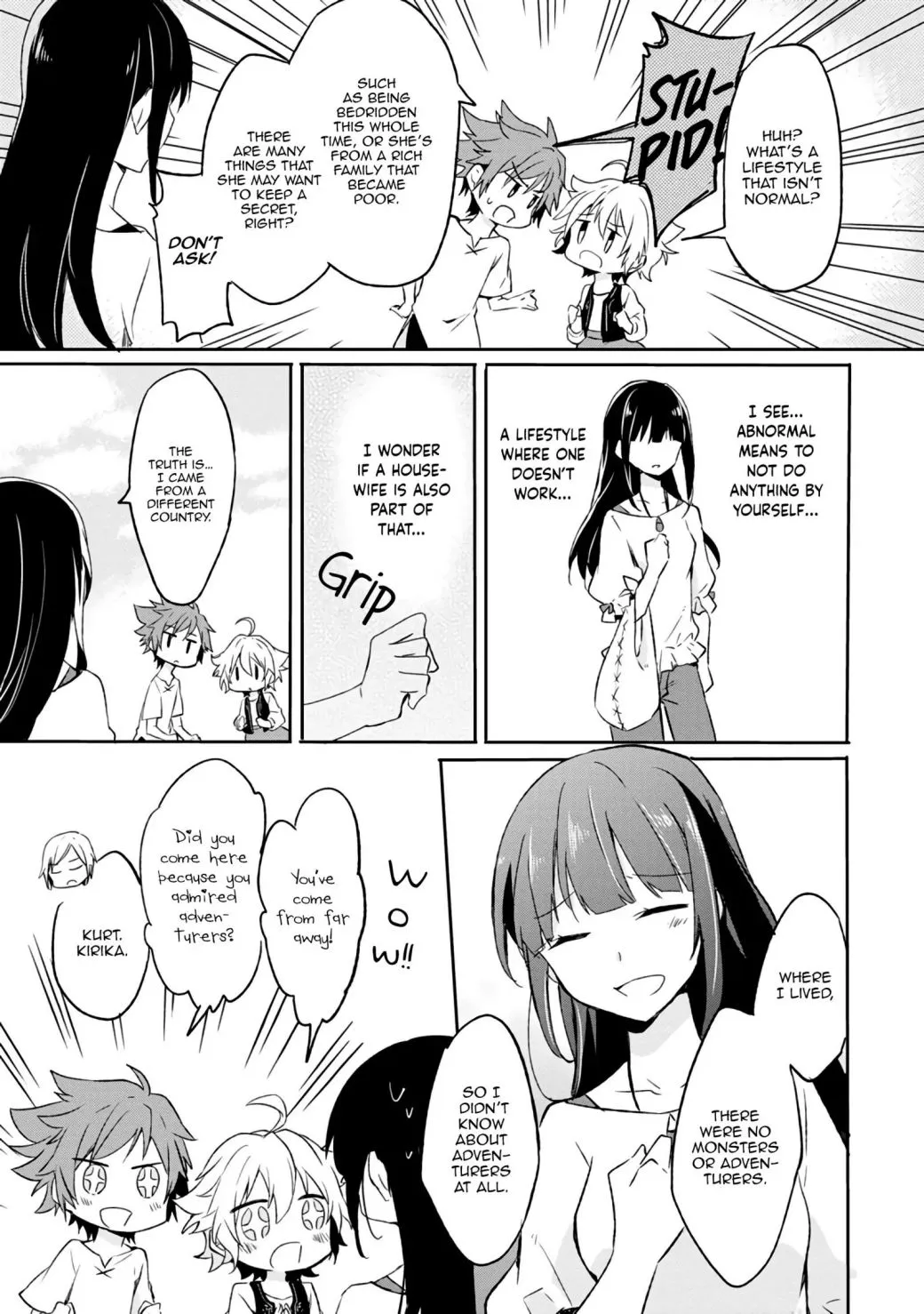 I decided to cook because the potion was soy sauce Chapter 1 page 25 - 