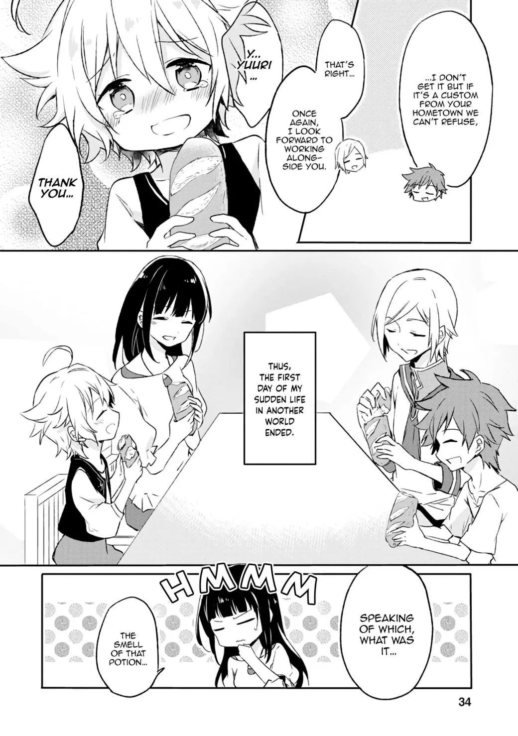 I decided to cook because the potion was soy sauce Chapter 1 page 33 - 