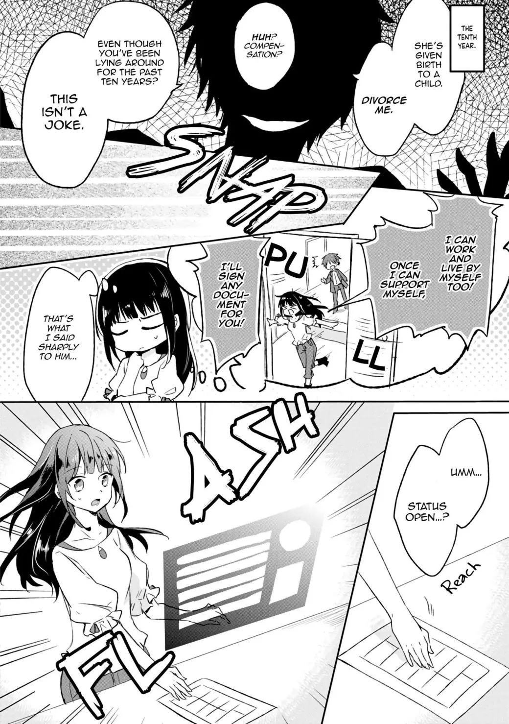 I decided to cook because the potion was soy sauce Chapter 1 page 8 - 