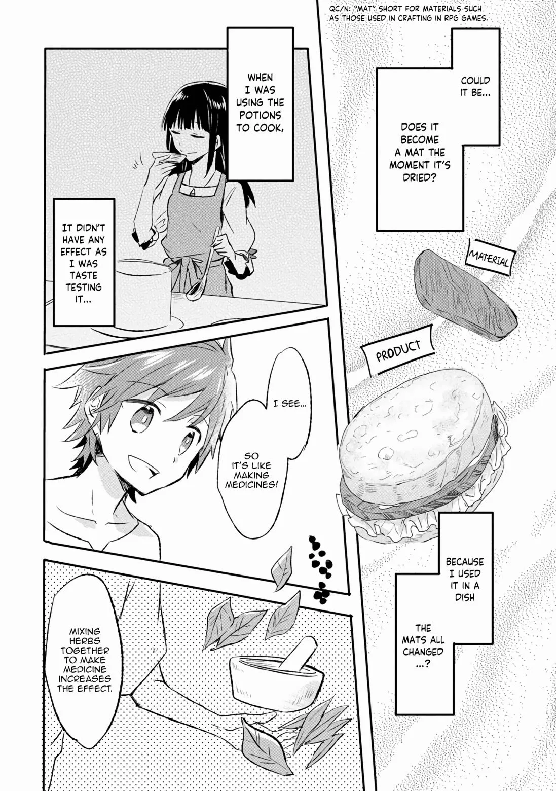 I decided to cook because the potion was soy sauce Chapter 10 page 20 - 