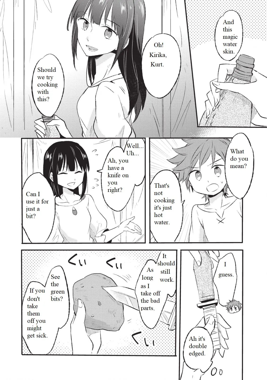 I decided to cook because the potion was soy sauce Chapter 11 page 2 - 