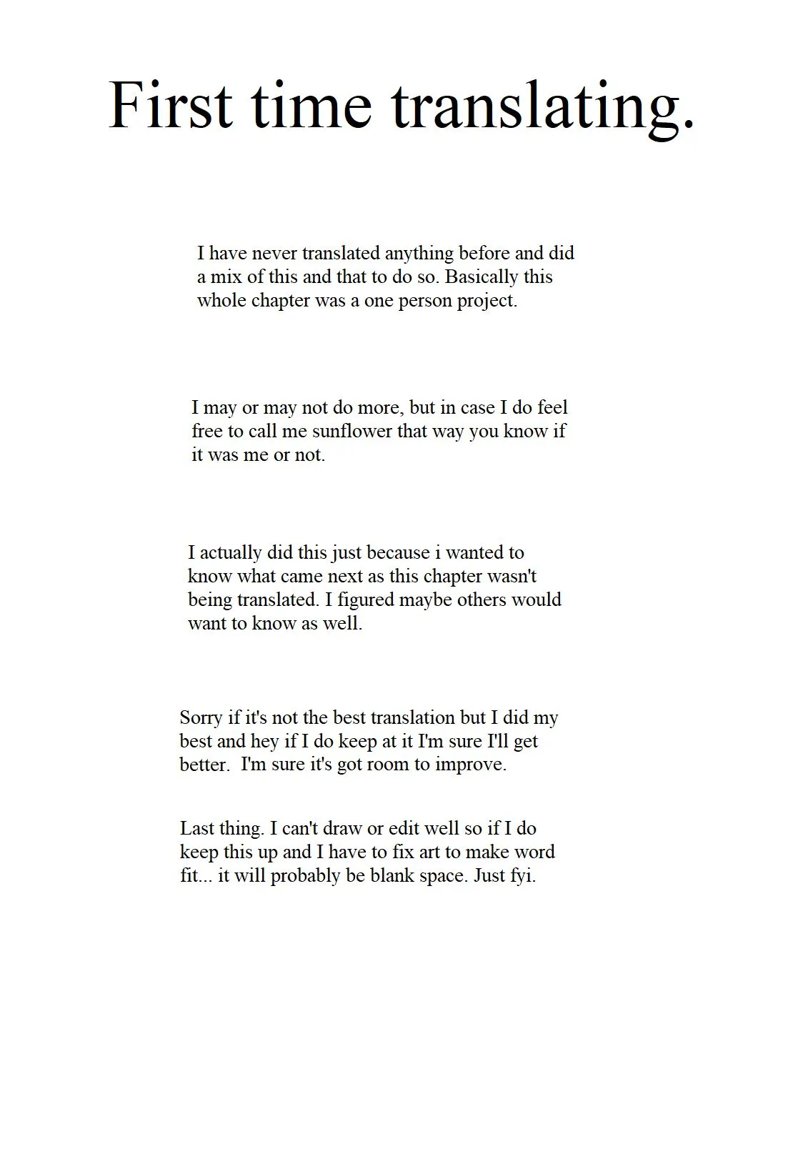 I decided to cook because the potion was soy sauce Chapter 11 page 11 - 