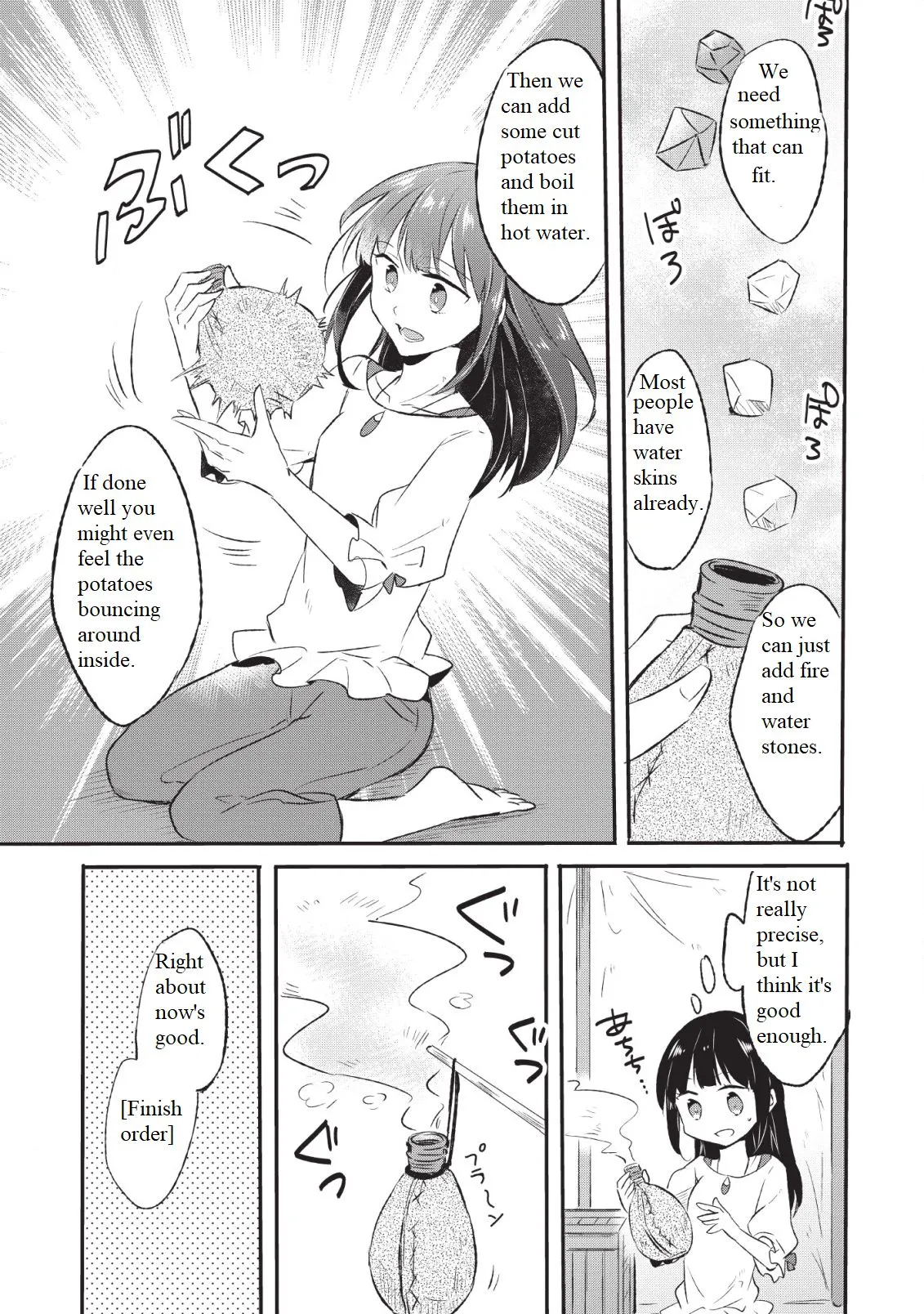 I decided to cook because the potion was soy sauce Chapter 11 page 3 - 
