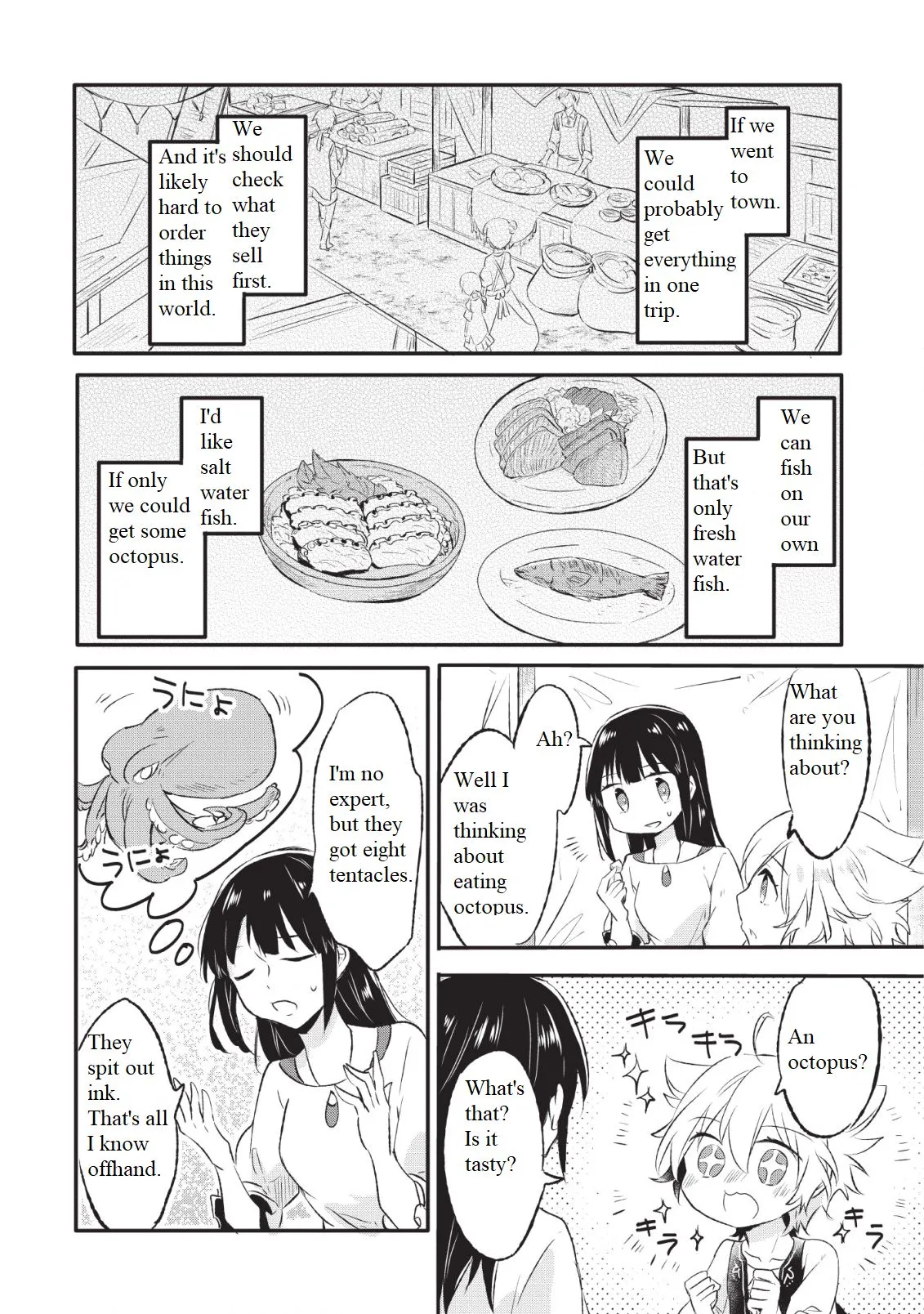 I decided to cook because the potion was soy sauce Chapter 11 page 6 - 