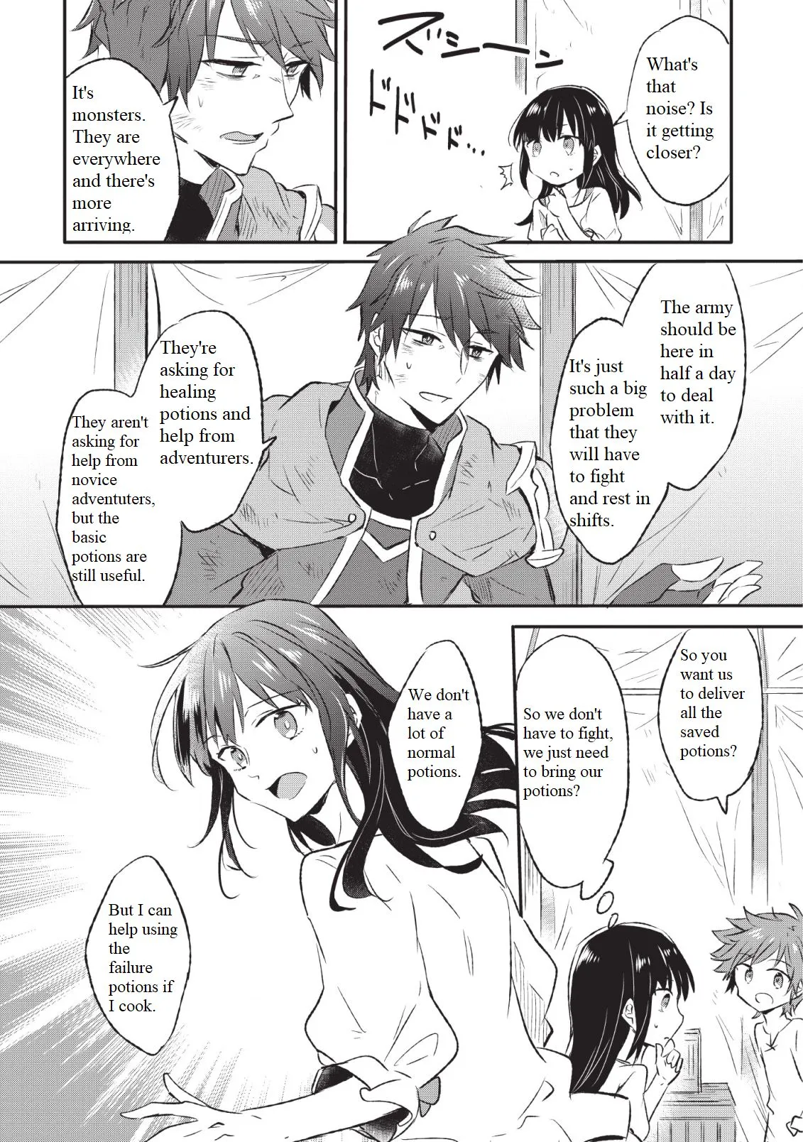 I decided to cook because the potion was soy sauce Chapter 11 page 8 - 