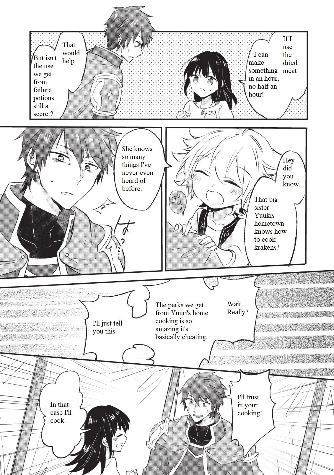 I decided to cook because the potion was soy sauce Chapter 11 page 9 - 