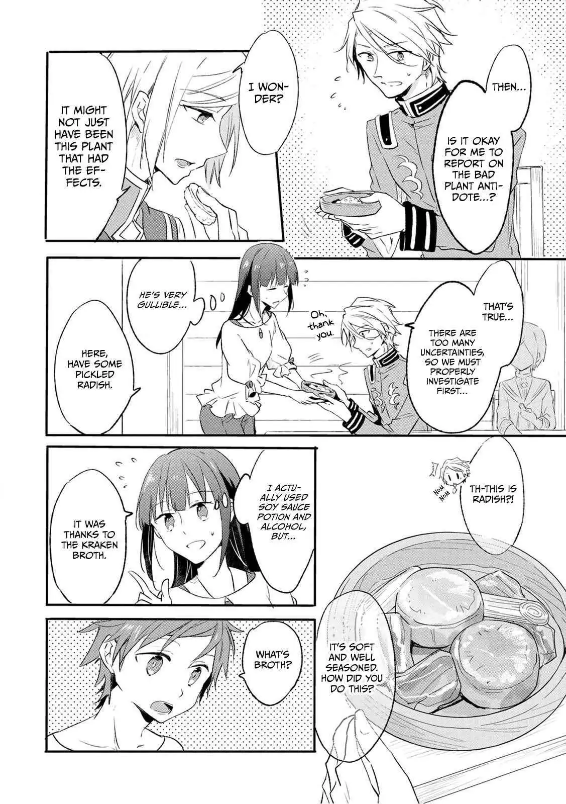 I decided to cook because the potion was soy sauce Chapter 13 page 28 - 