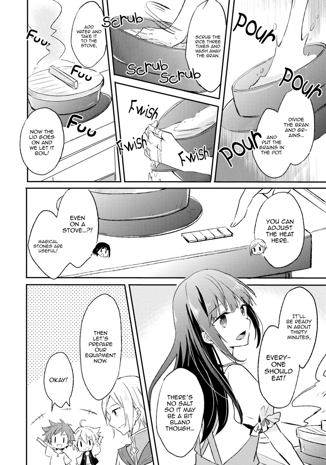 I decided to cook because the potion was soy sauce Chapter 2 page 14 - 