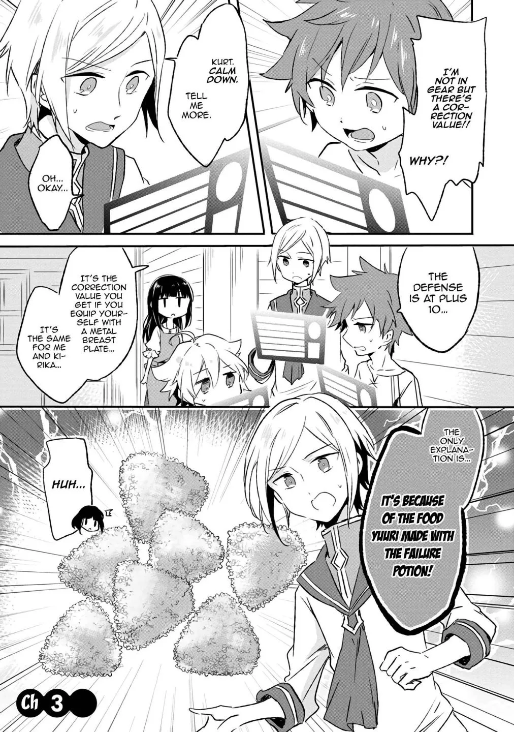 I decided to cook because the potion was soy sauce Chapter 3 page 2 - 
