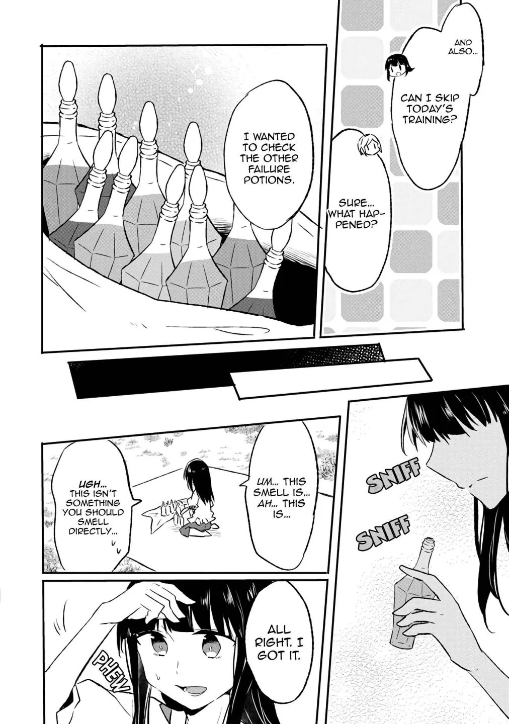 I decided to cook because the potion was soy sauce Chapter 3 page 11 - 