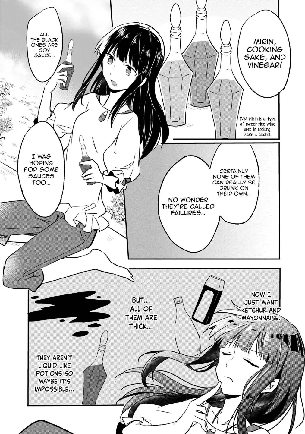 I decided to cook because the potion was soy sauce Chapter 3 page 12 - 