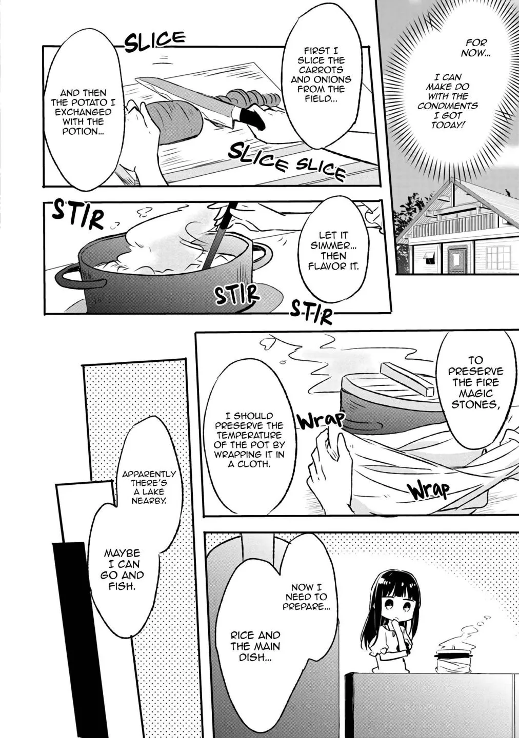 I decided to cook because the potion was soy sauce Chapter 3 page 13 - 