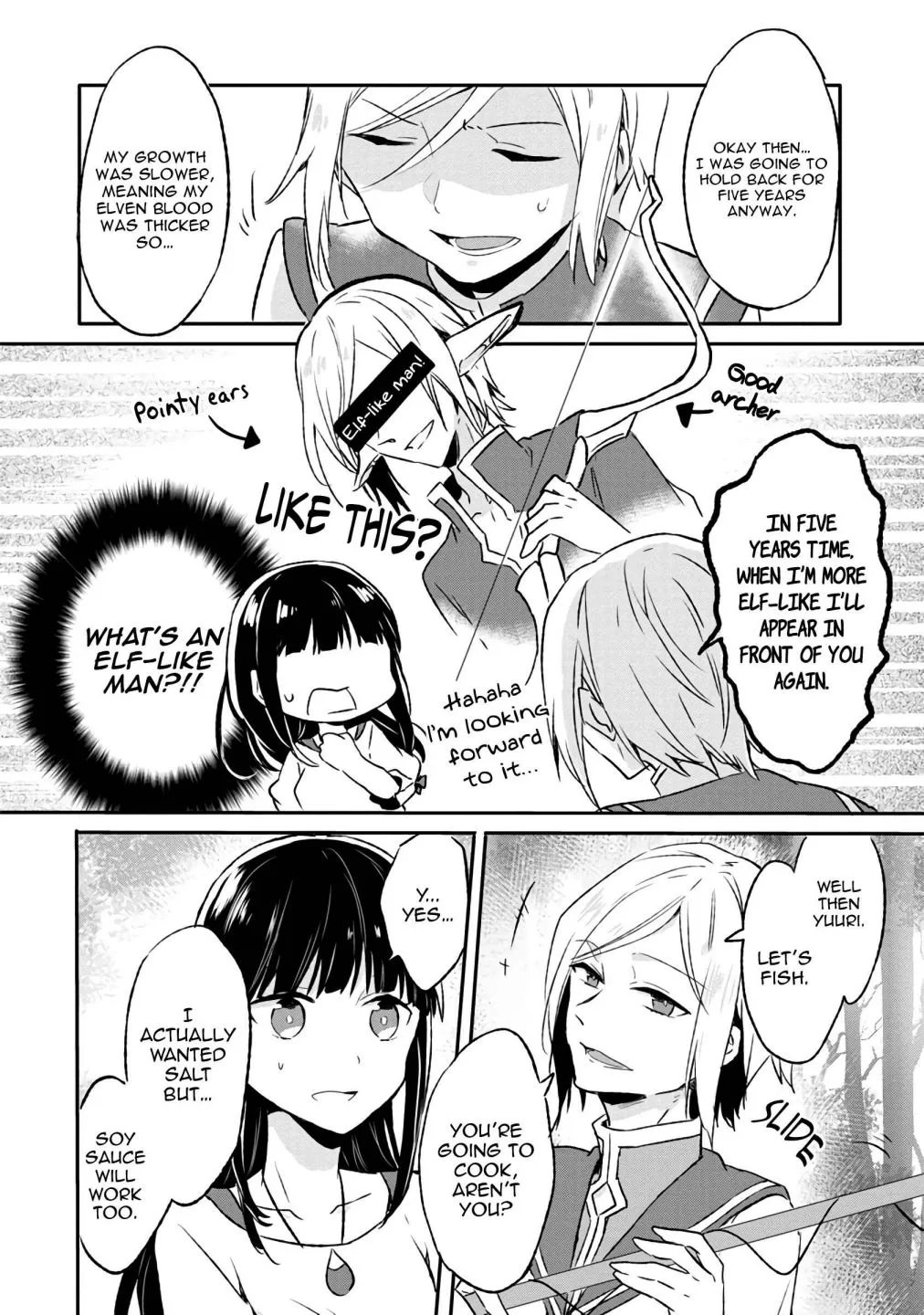 I decided to cook because the potion was soy sauce Chapter 3 page 23 - 