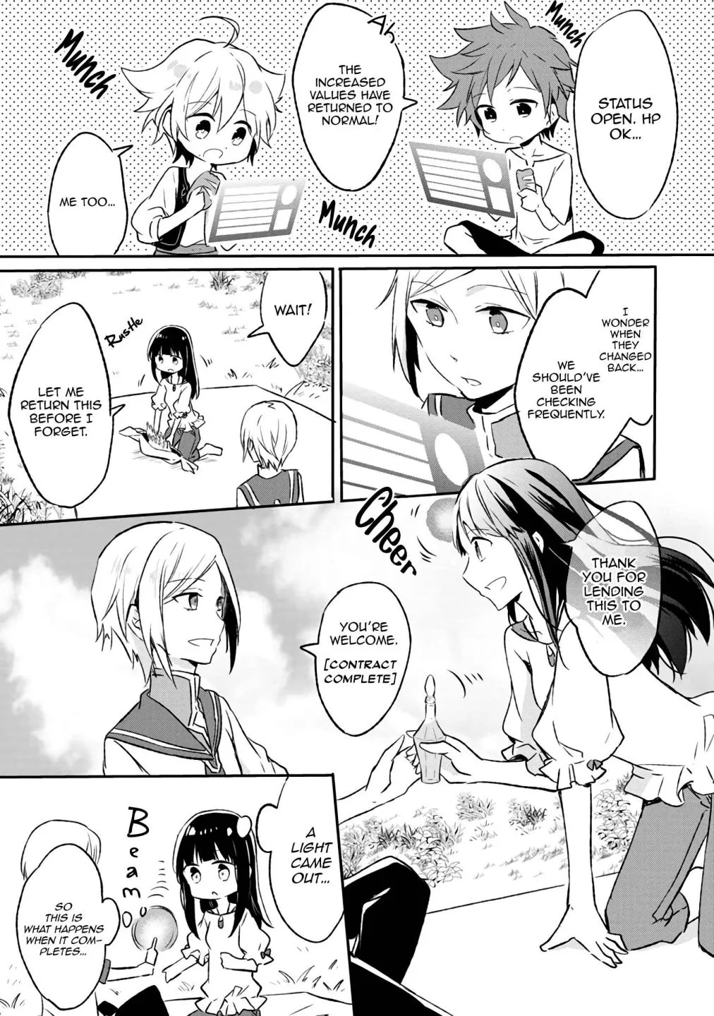I decided to cook because the potion was soy sauce Chapter 3 page 10 - 