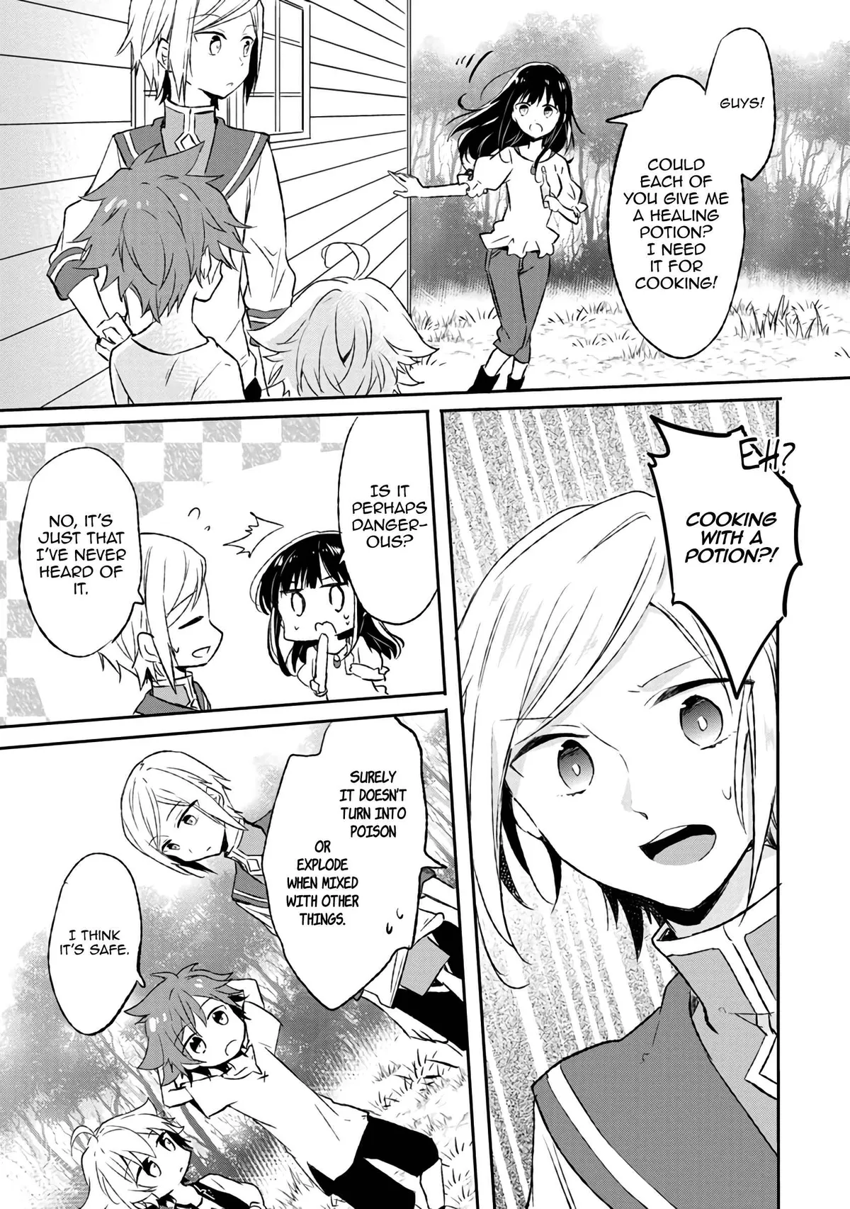 I decided to cook because the potion was soy sauce Chapter 4 page 18 - 