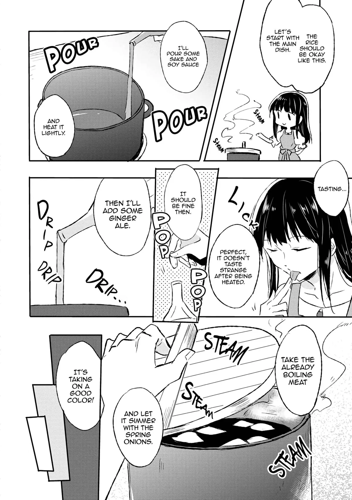 I decided to cook because the potion was soy sauce Chapter 4 page 23 - 