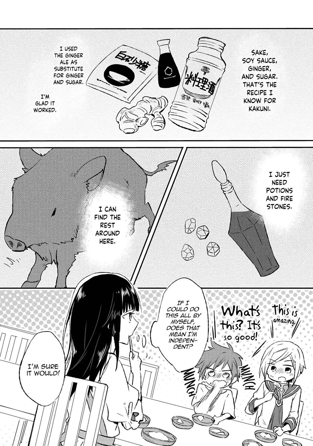 I decided to cook because the potion was soy sauce Chapter 4 page 26 - 