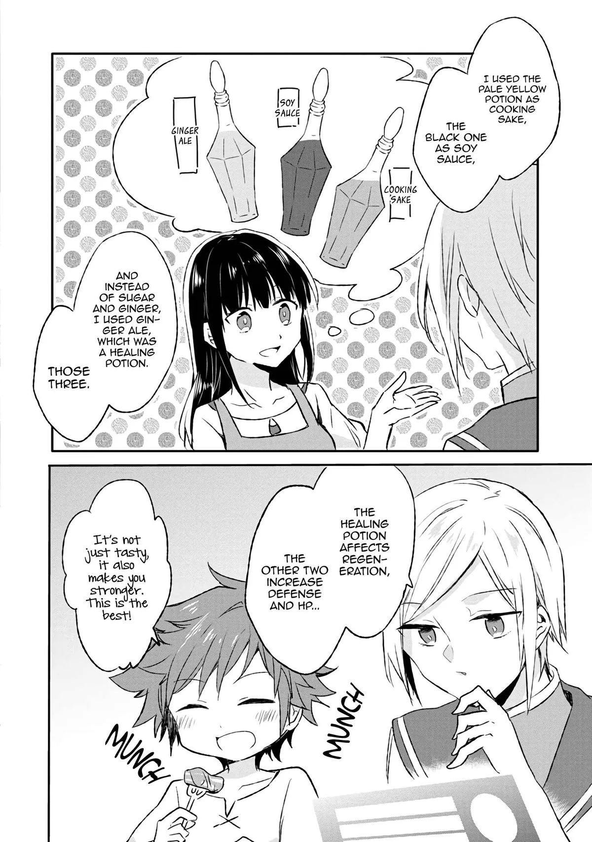 I decided to cook because the potion was soy sauce Chapter 4 page 29 - 