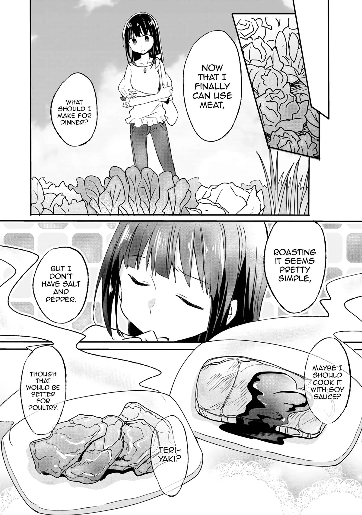 I decided to cook because the potion was soy sauce Chapter 4 page 9 - 