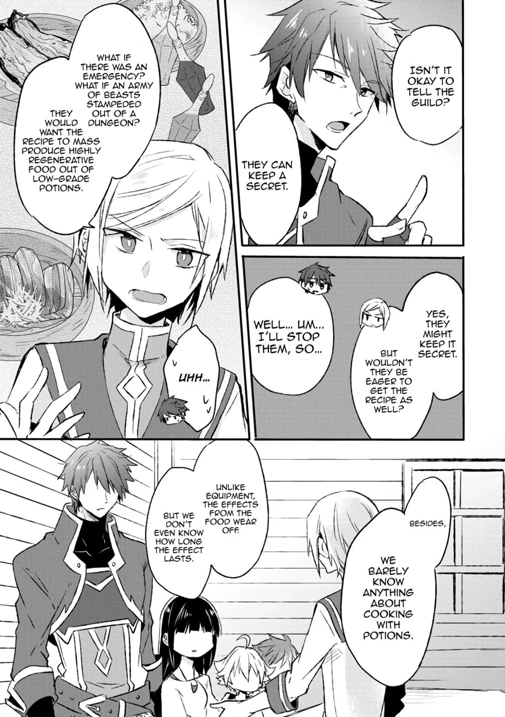 I decided to cook because the potion was soy sauce Chapter 5 page 19 - 