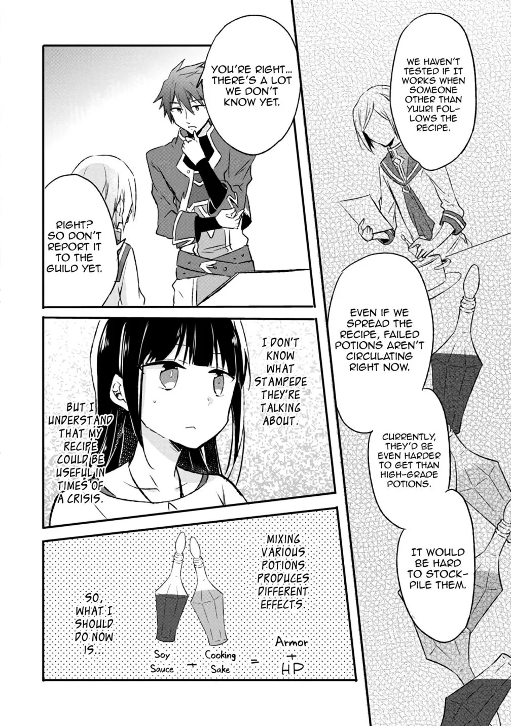 I decided to cook because the potion was soy sauce Chapter 5 page 20 - 