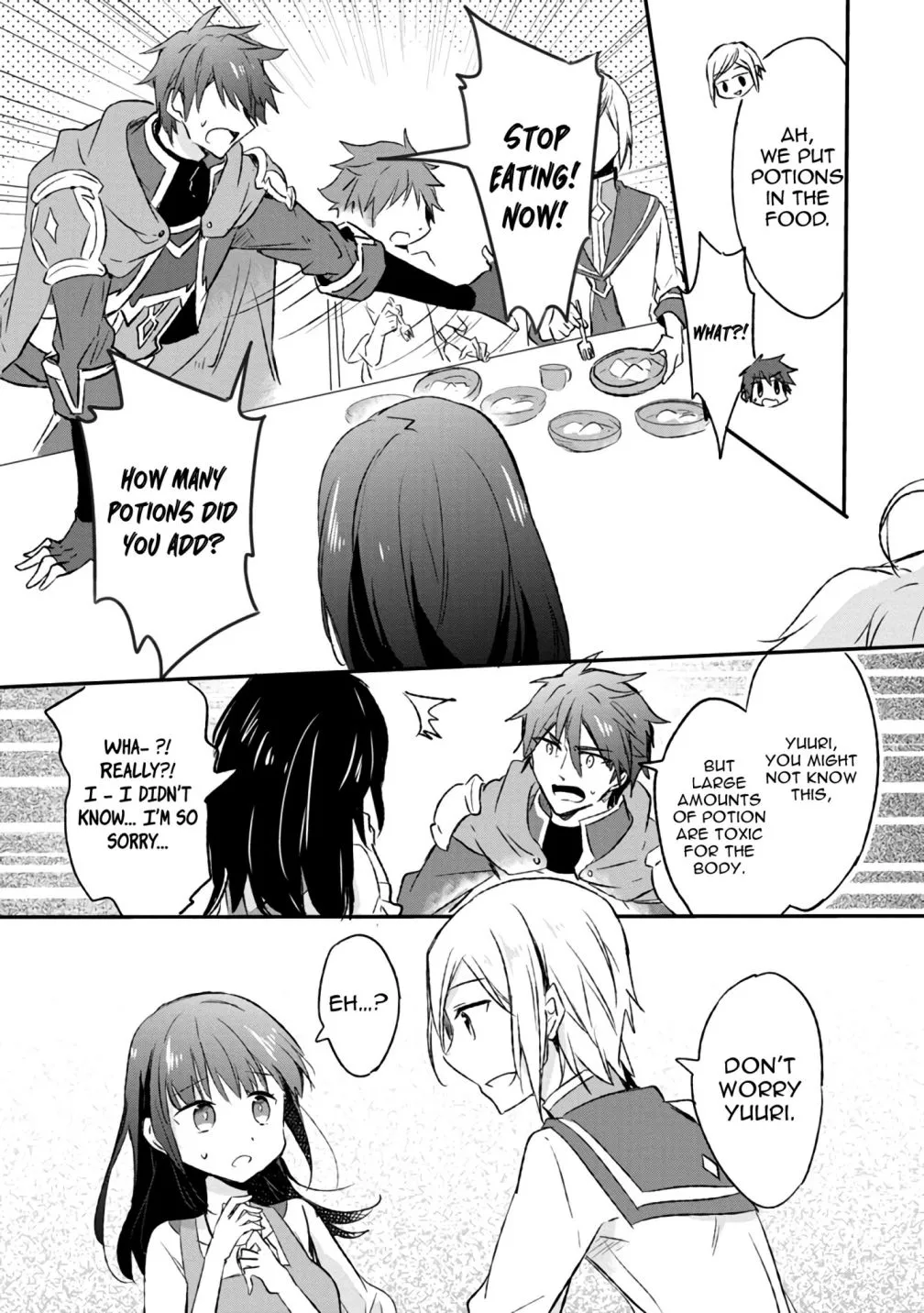 I decided to cook because the potion was soy sauce Chapter 5 page 5 - 