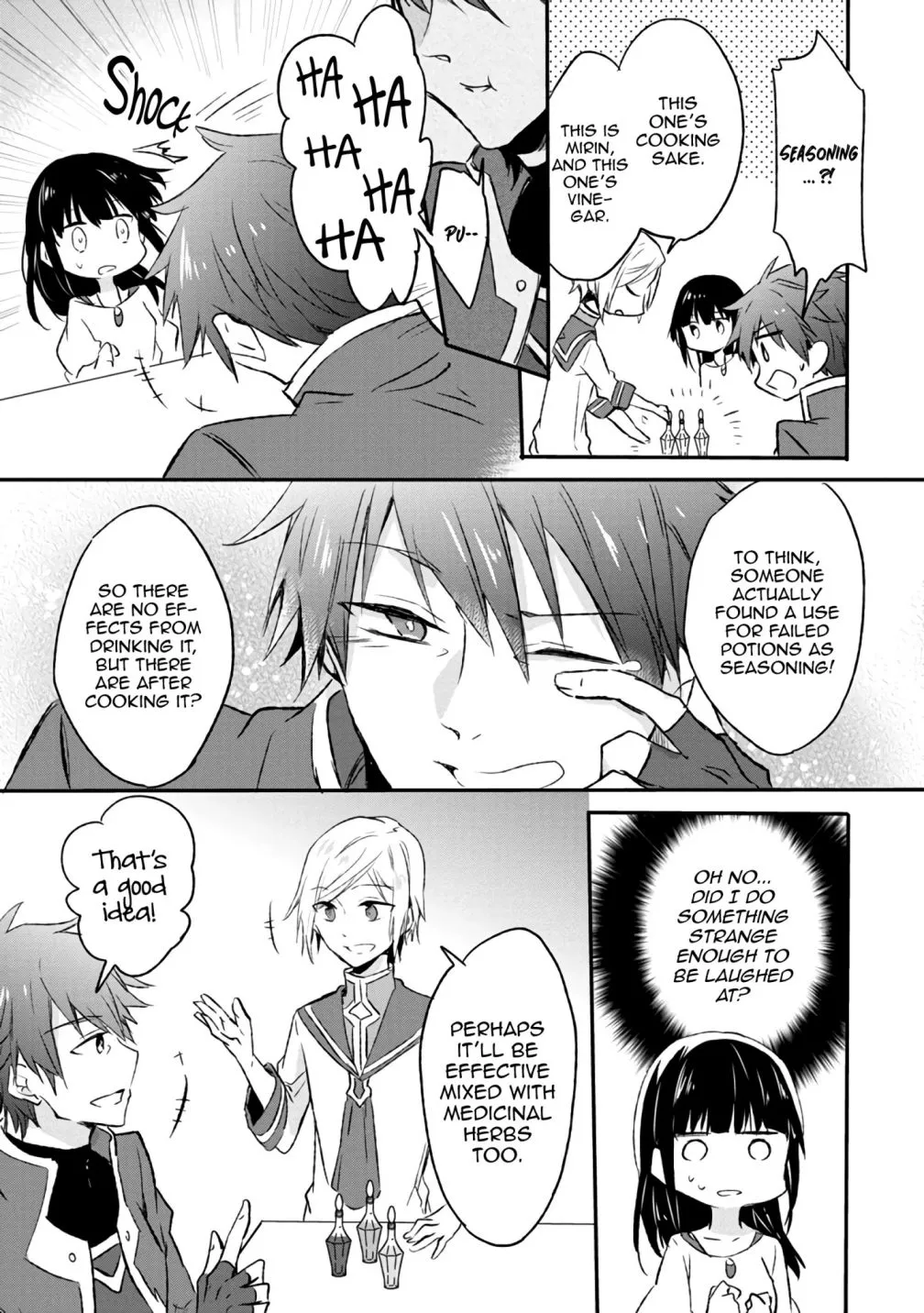 I decided to cook because the potion was soy sauce Chapter 5 page 9 - 