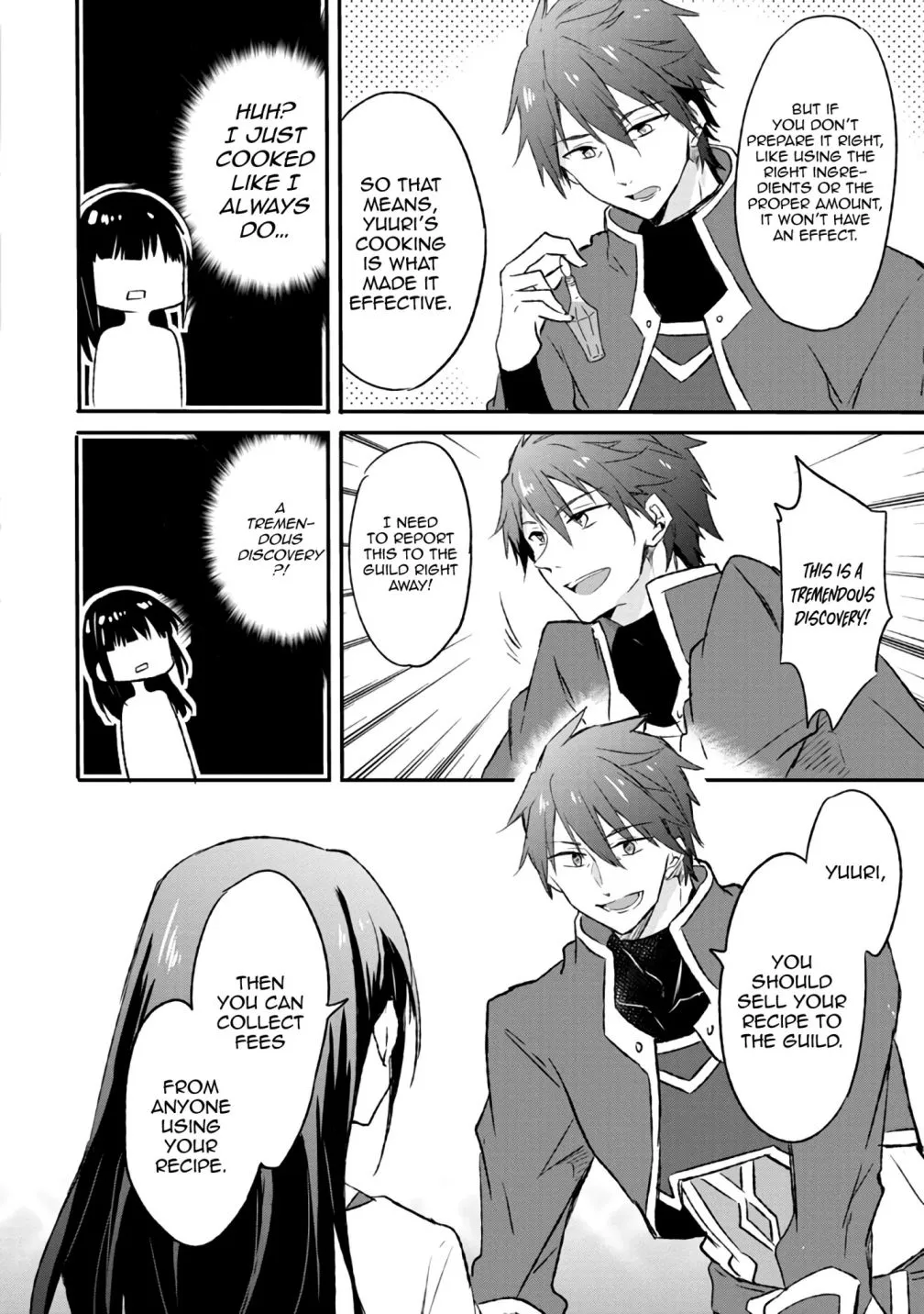 I decided to cook because the potion was soy sauce Chapter 5 page 10 - 