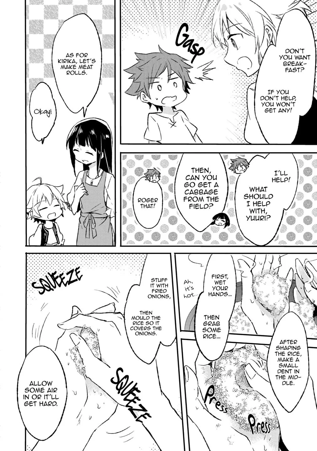 I decided to cook because the potion was soy sauce Chapter 6 page 14 - 