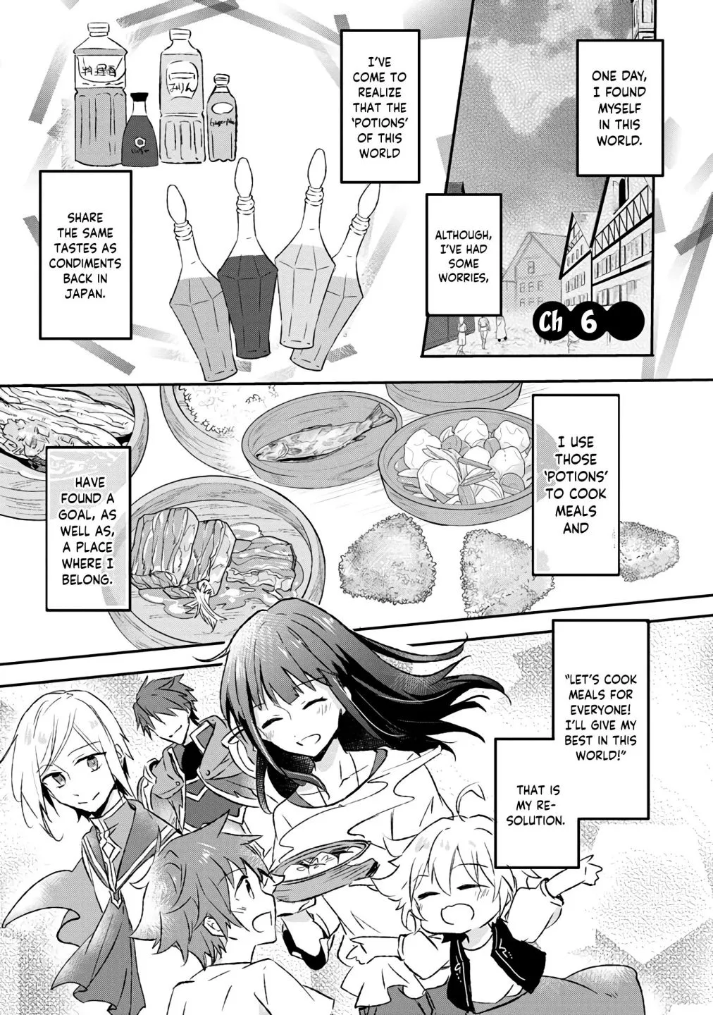 I decided to cook because the potion was soy sauce Chapter 6 page 3 - 