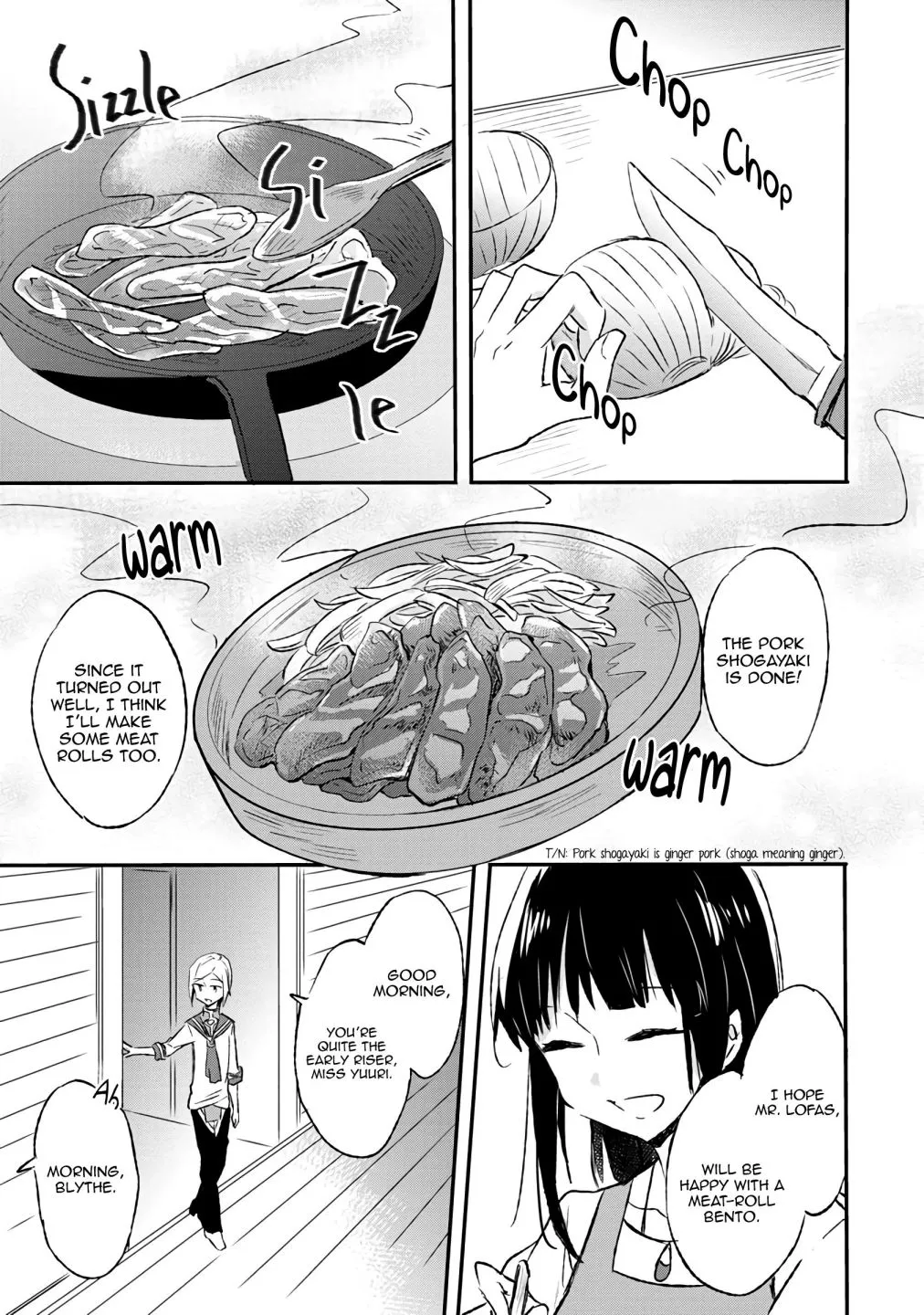 I decided to cook because the potion was soy sauce Chapter 6 page 7 - 