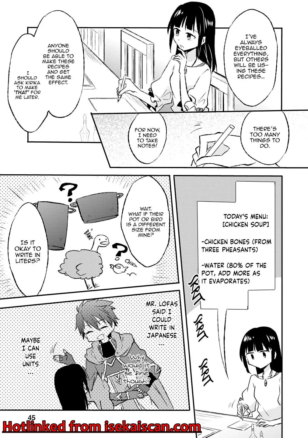 I decided to cook because the potion was soy sauce Chapter 7 page 11 - 