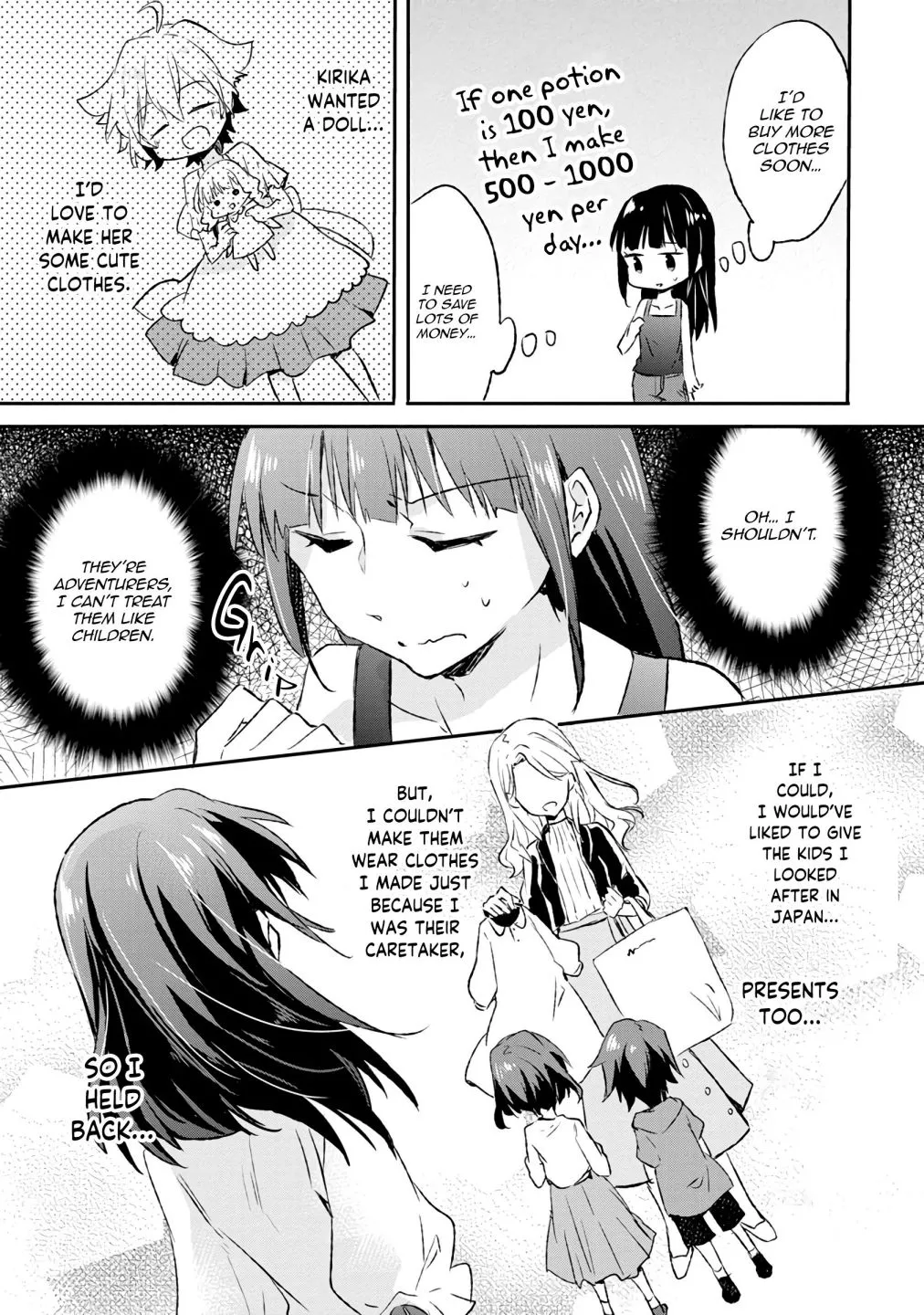 I decided to cook because the potion was soy sauce Chapter 7 page 17 - 
