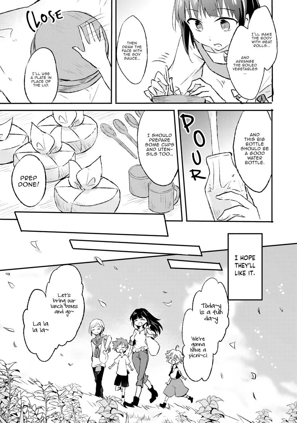 I decided to cook because the potion was soy sauce Chapter 7 page 3 - 