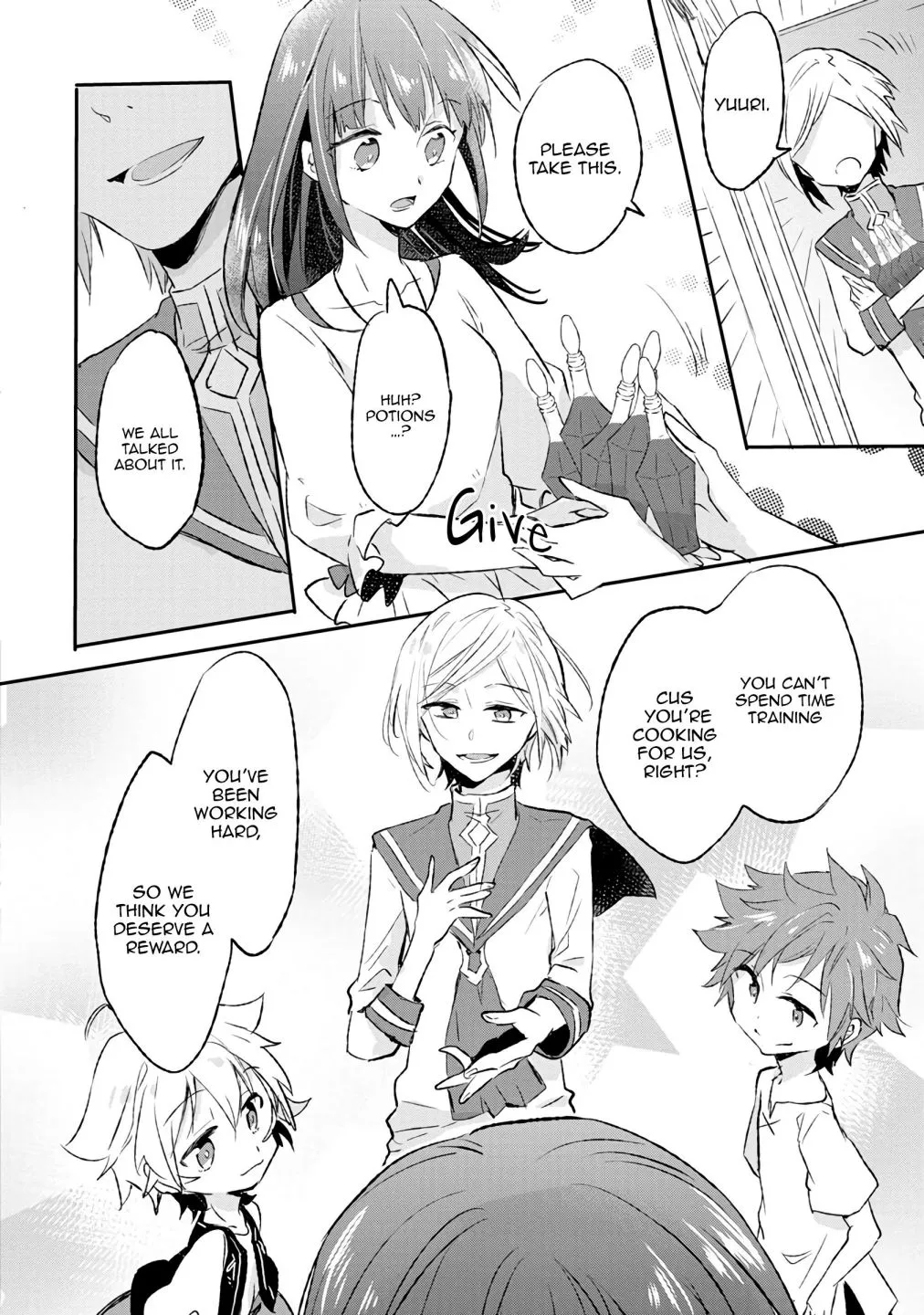 I decided to cook because the potion was soy sauce Chapter 7 page 22 - 