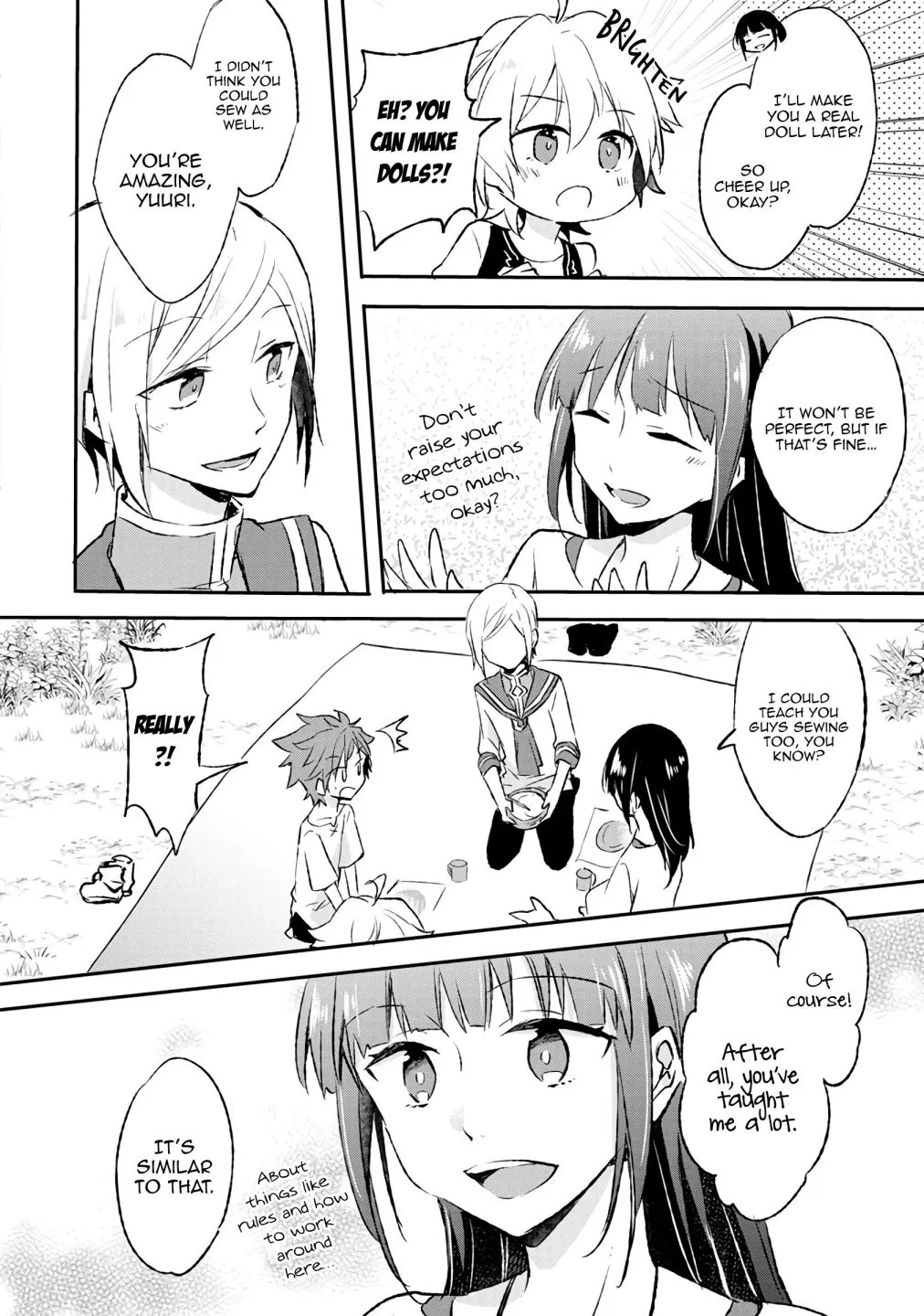 I decided to cook because the potion was soy sauce Chapter 7 page 8 - 