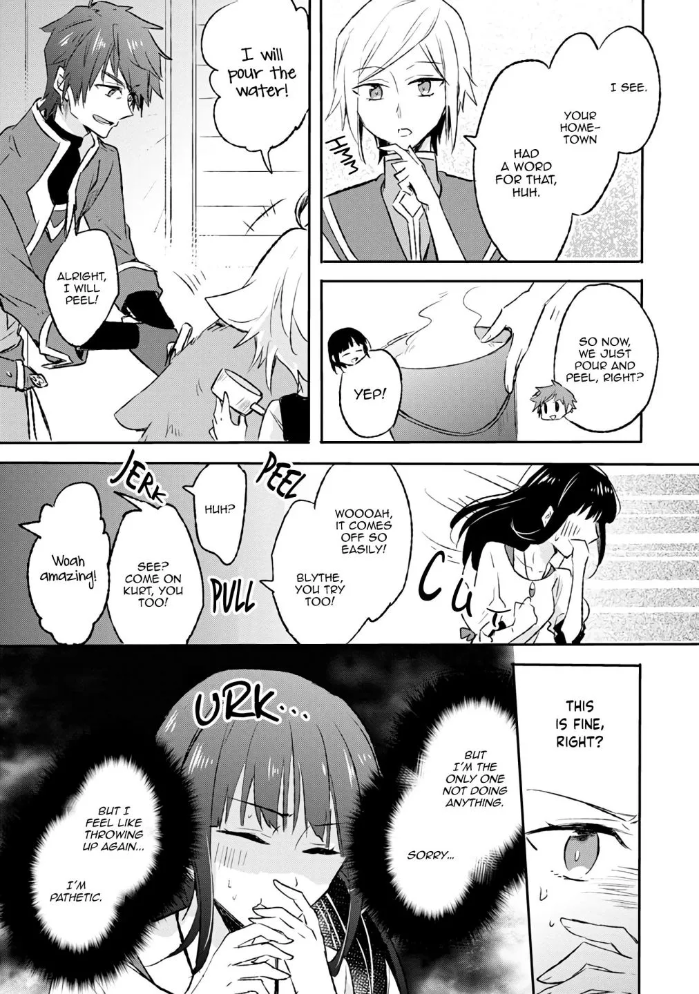 I decided to cook because the potion was soy sauce Chapter 8 page 19 - 