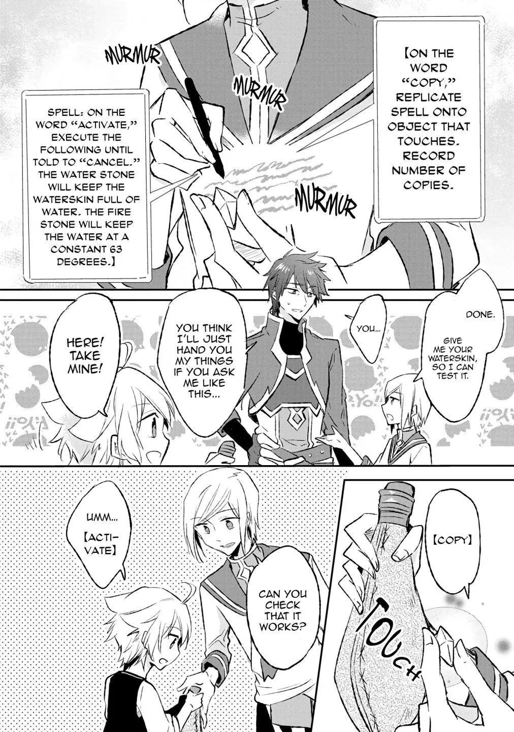 I decided to cook because the potion was soy sauce Chapter 8 page 27 - 