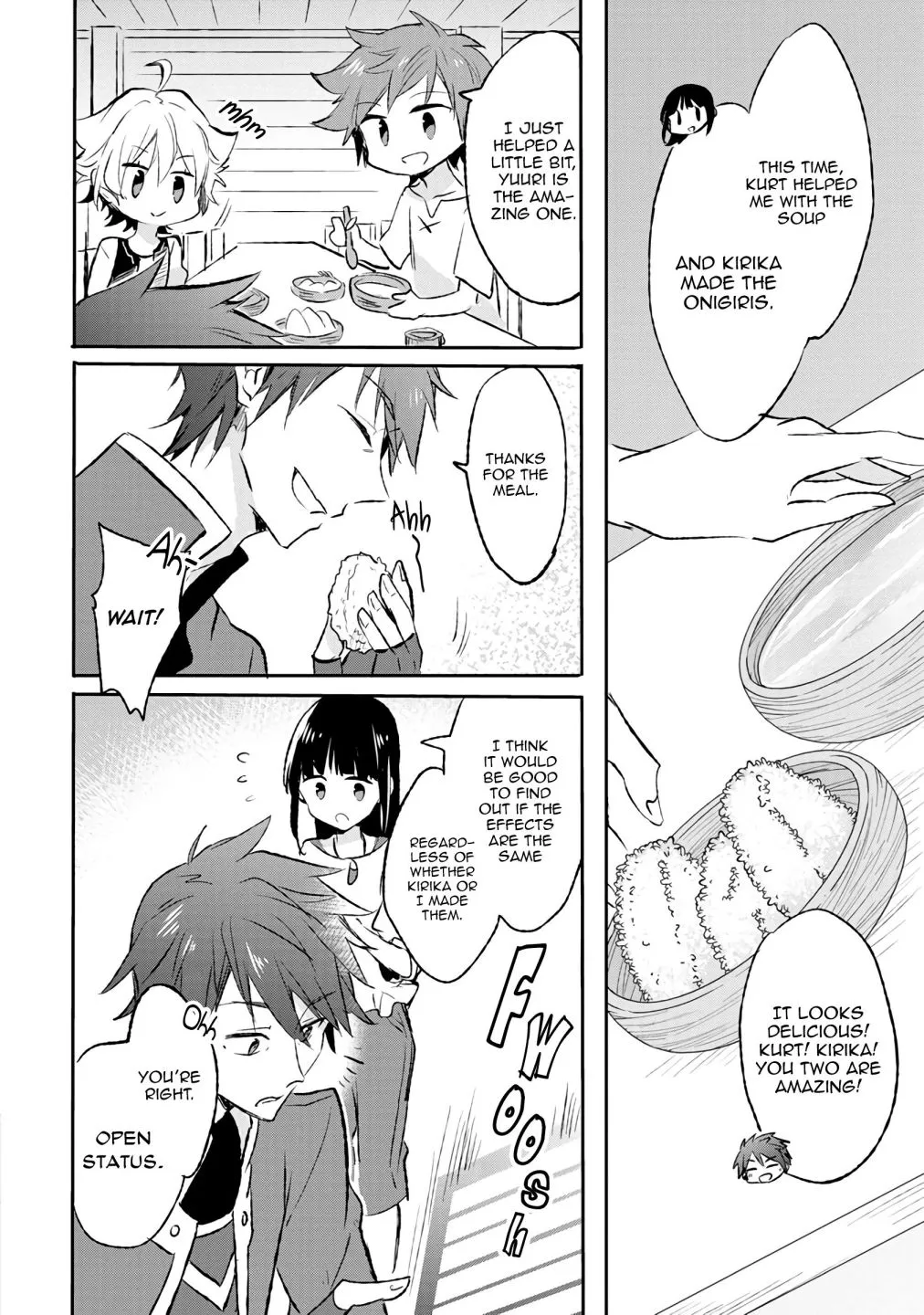 I decided to cook because the potion was soy sauce Chapter 8 page 4 - 