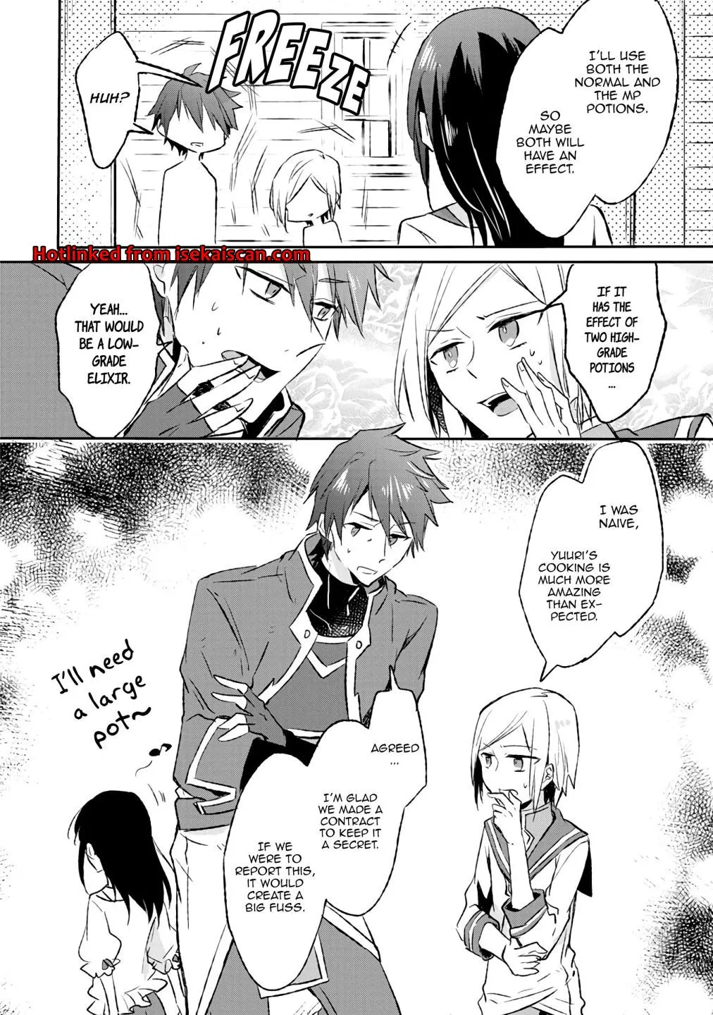 I decided to cook because the potion was soy sauce Chapter 8 page 31 - 
