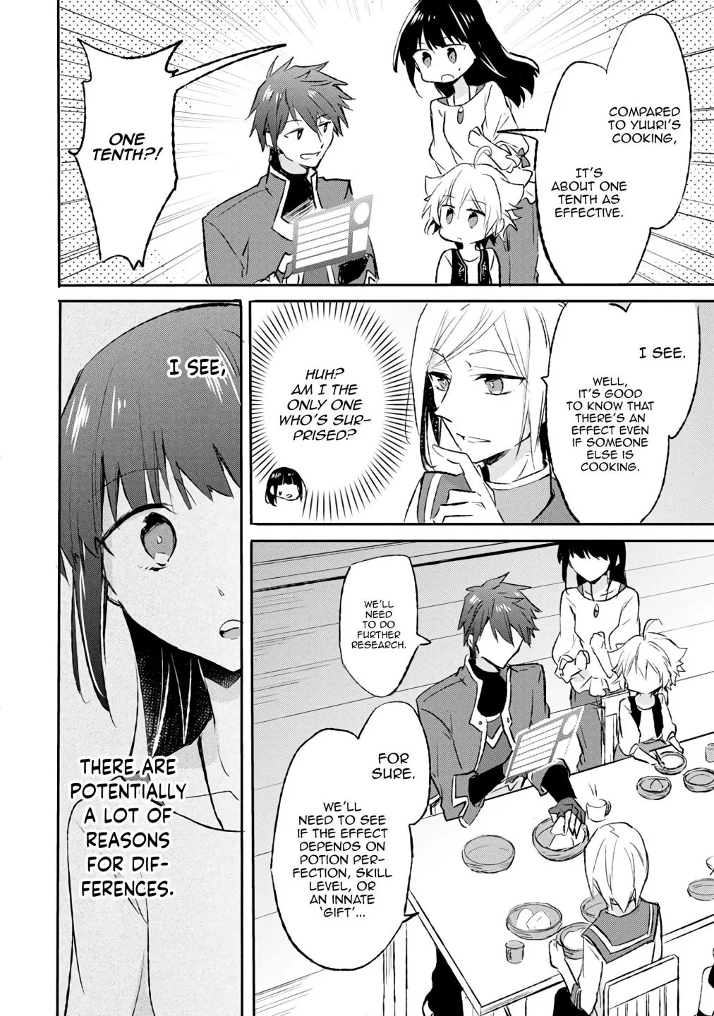 I decided to cook because the potion was soy sauce Chapter 8 page 6 - 